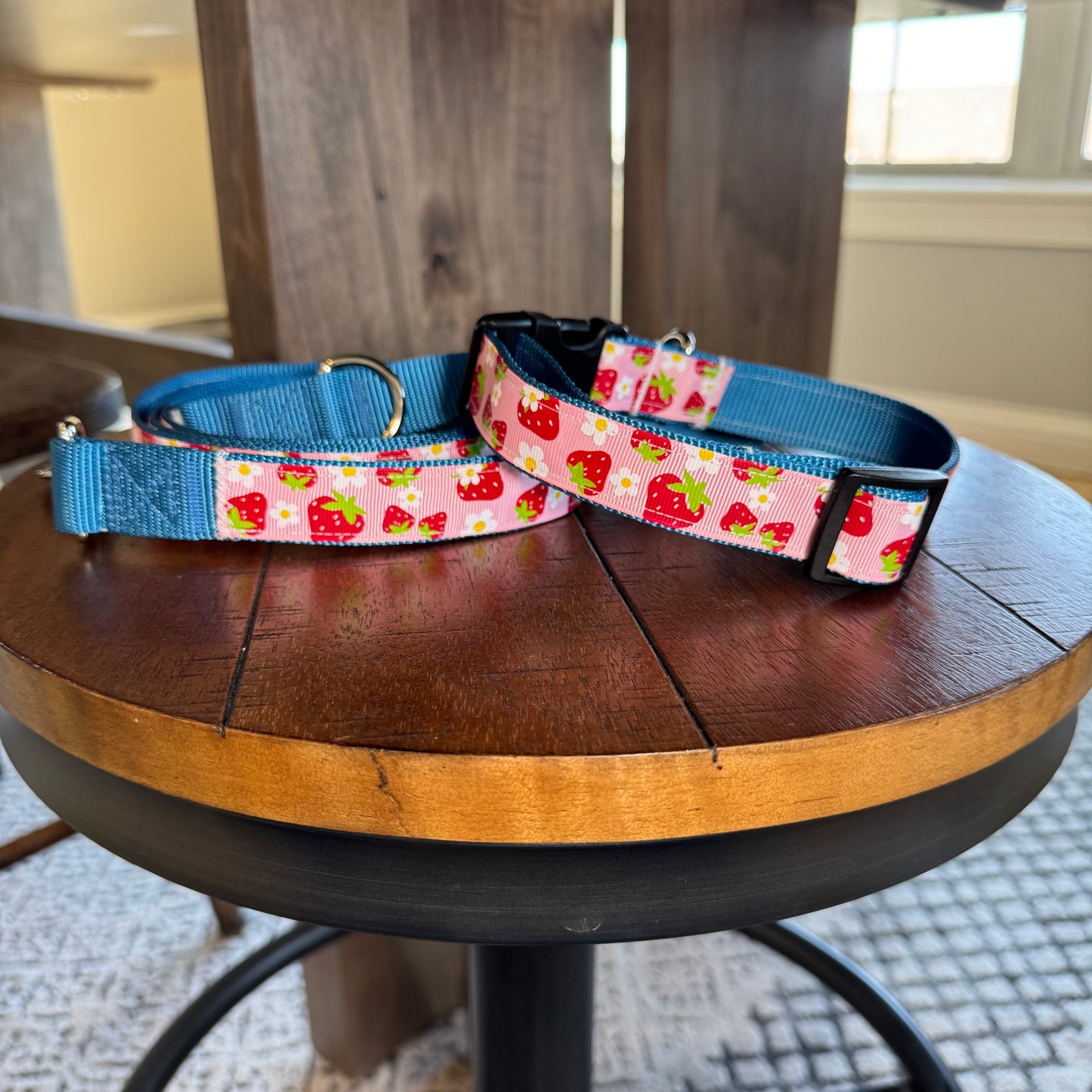 Strawberry Collar & Leash Bundle
