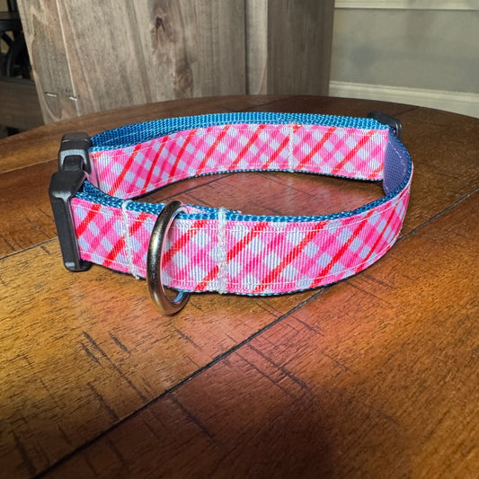 Plaid Pink Collar