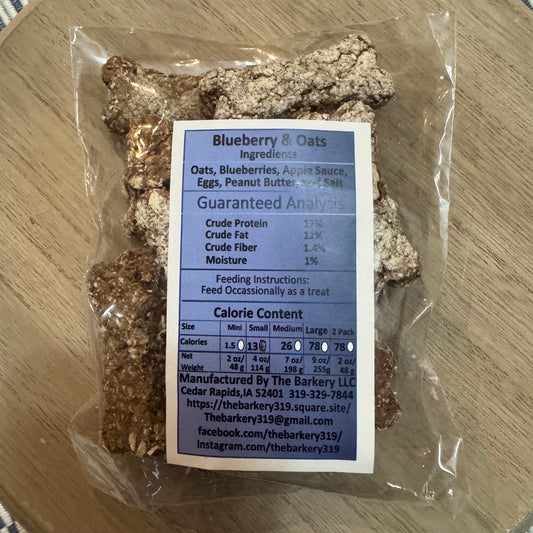 The Barkery Treats - Blueberry Oat
