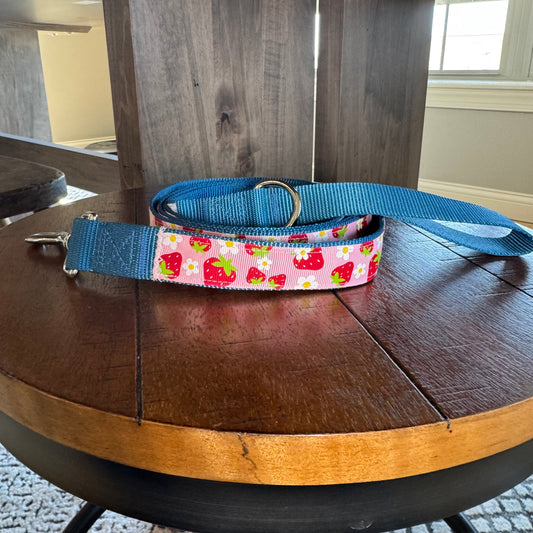 Strawberry Collar & Leash Bundle