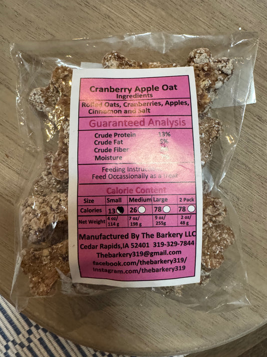 The Barkery Treats - Cranberry Oat