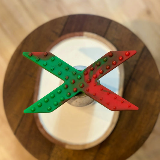 Green and Red BarX Chew