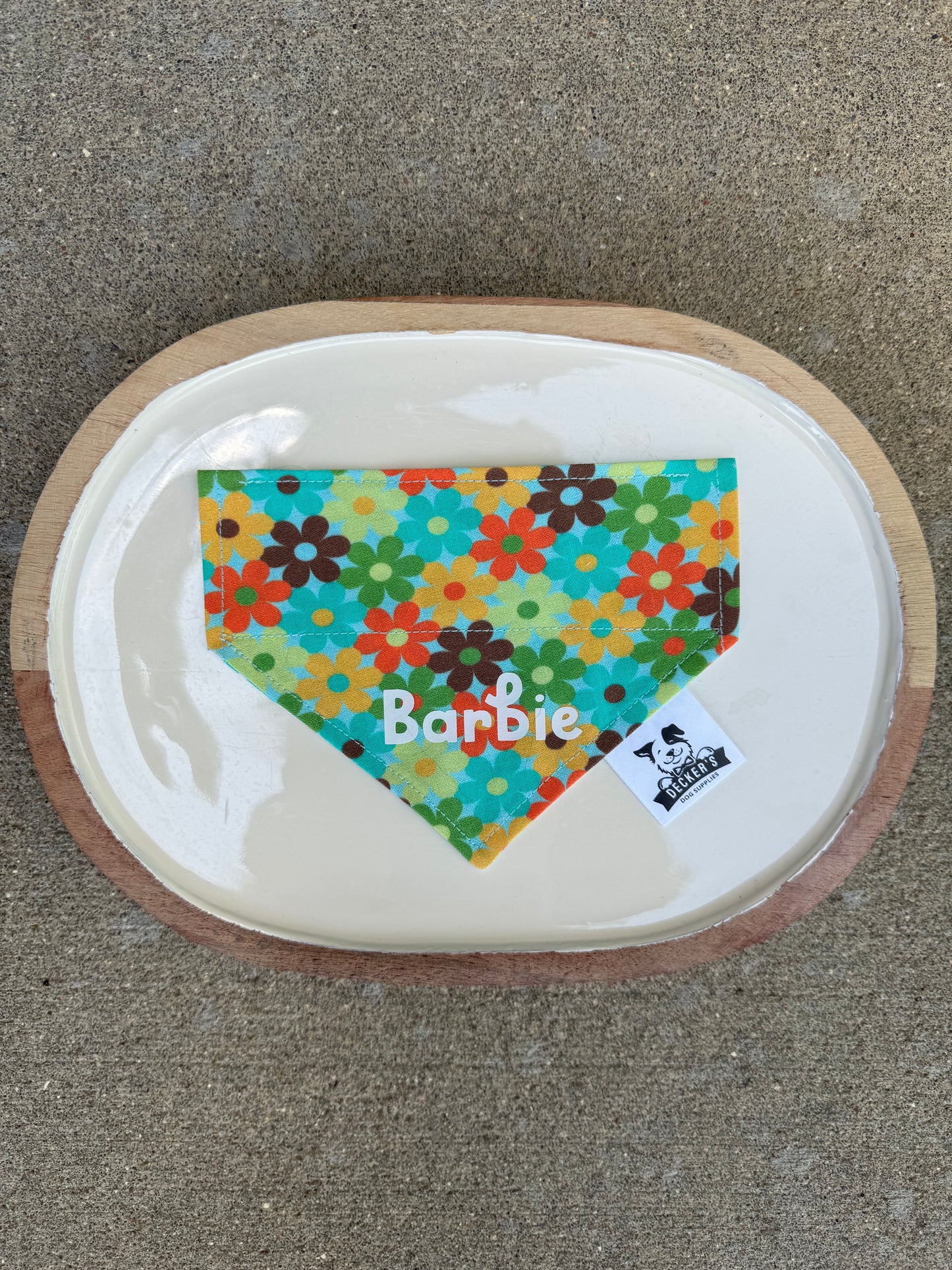 Retro Flower Field Bandana