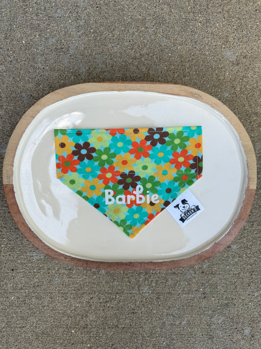 Retro Flower Field Bandana