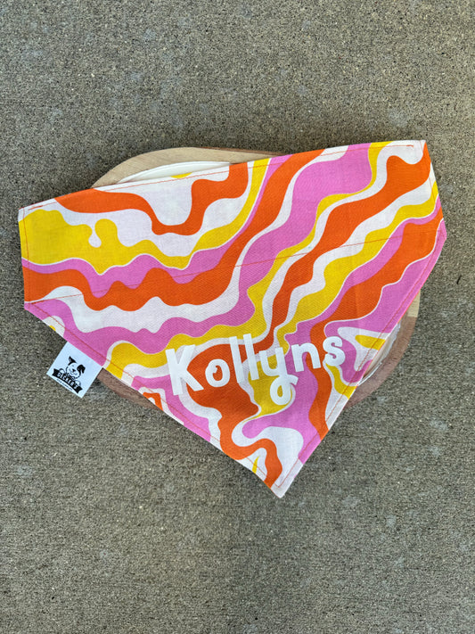 Retro Orange Cream Bandana