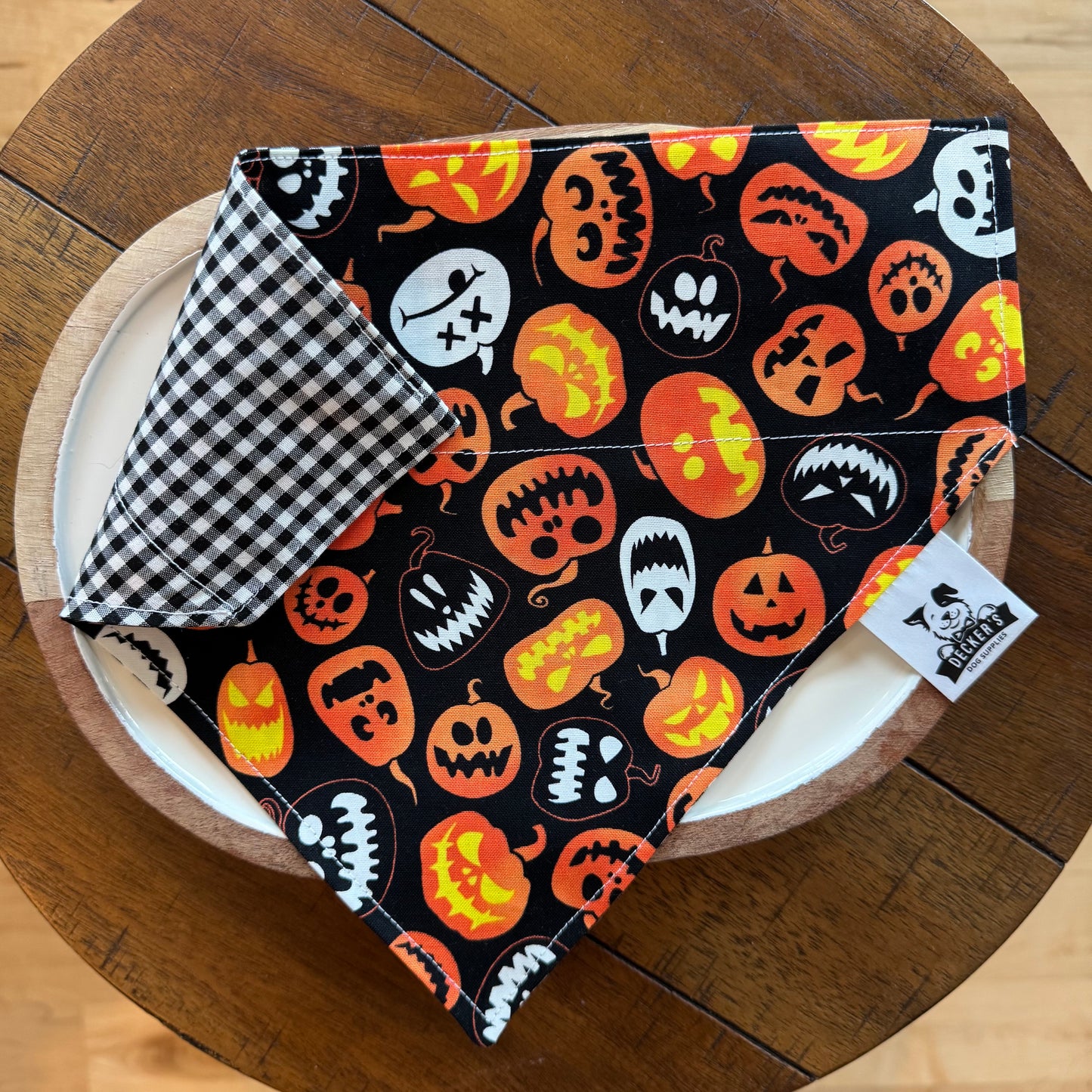 Glow In The Dark Jack-O-Lantern Bandana
