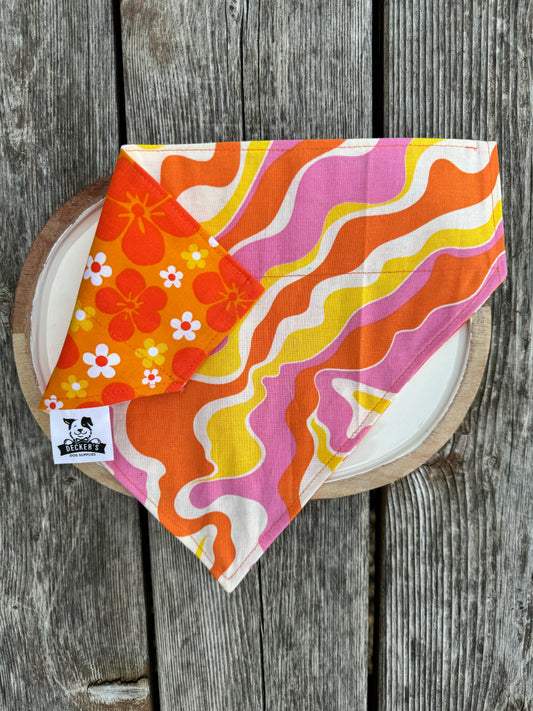 Retro Orange Cream Bandana