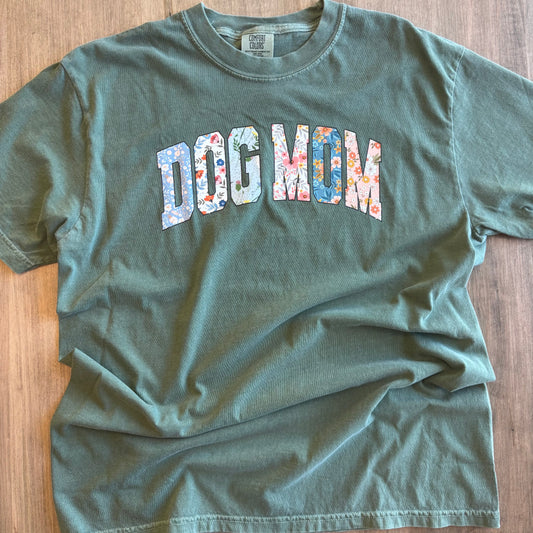 Dog Mom Blooming Flowers