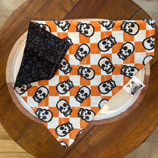 Skulls and Squares Bandana