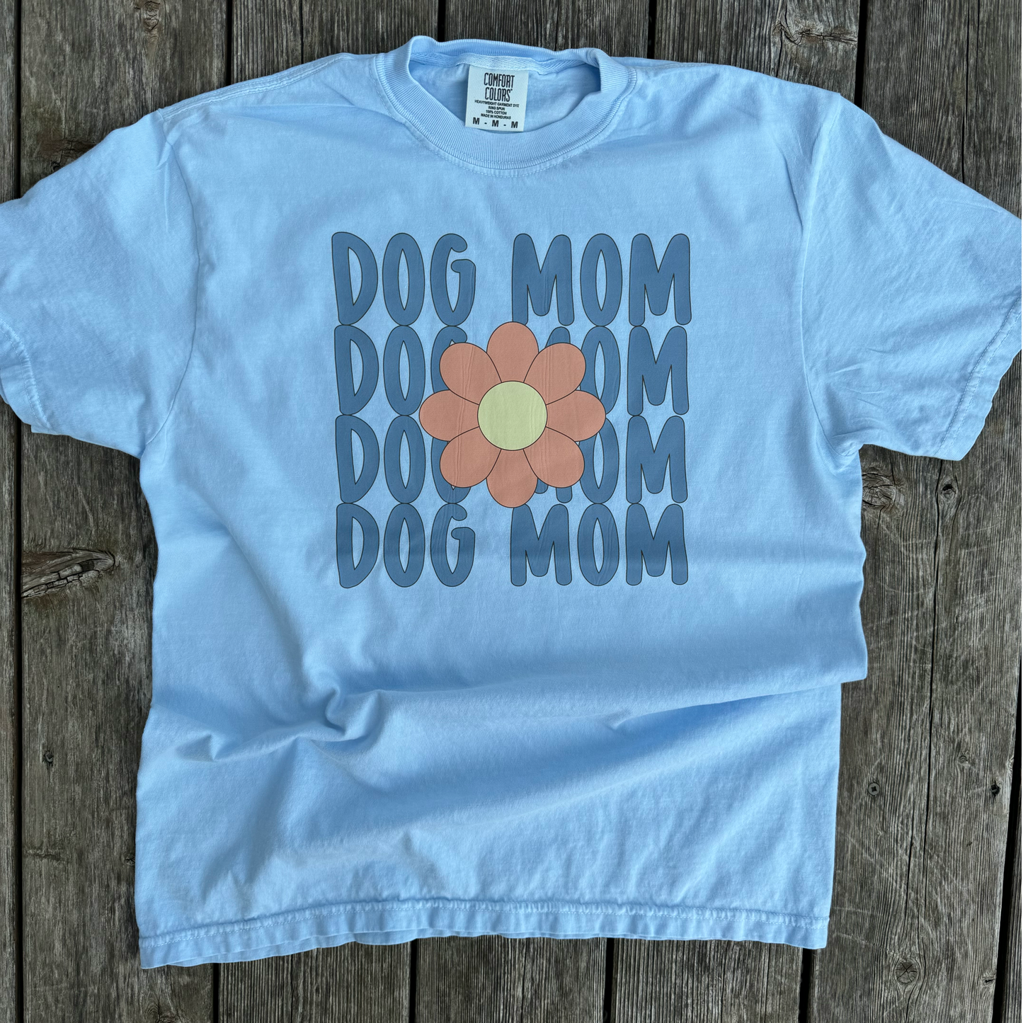 Dog Mom Blue Flower - Summer collection