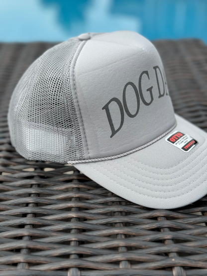 Dog Dad Alum Grey Trucker Hat