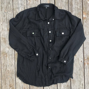 Black Jean Jacket