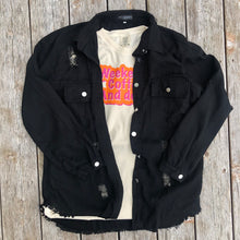 Load image into Gallery viewer, Black Jean Jacket