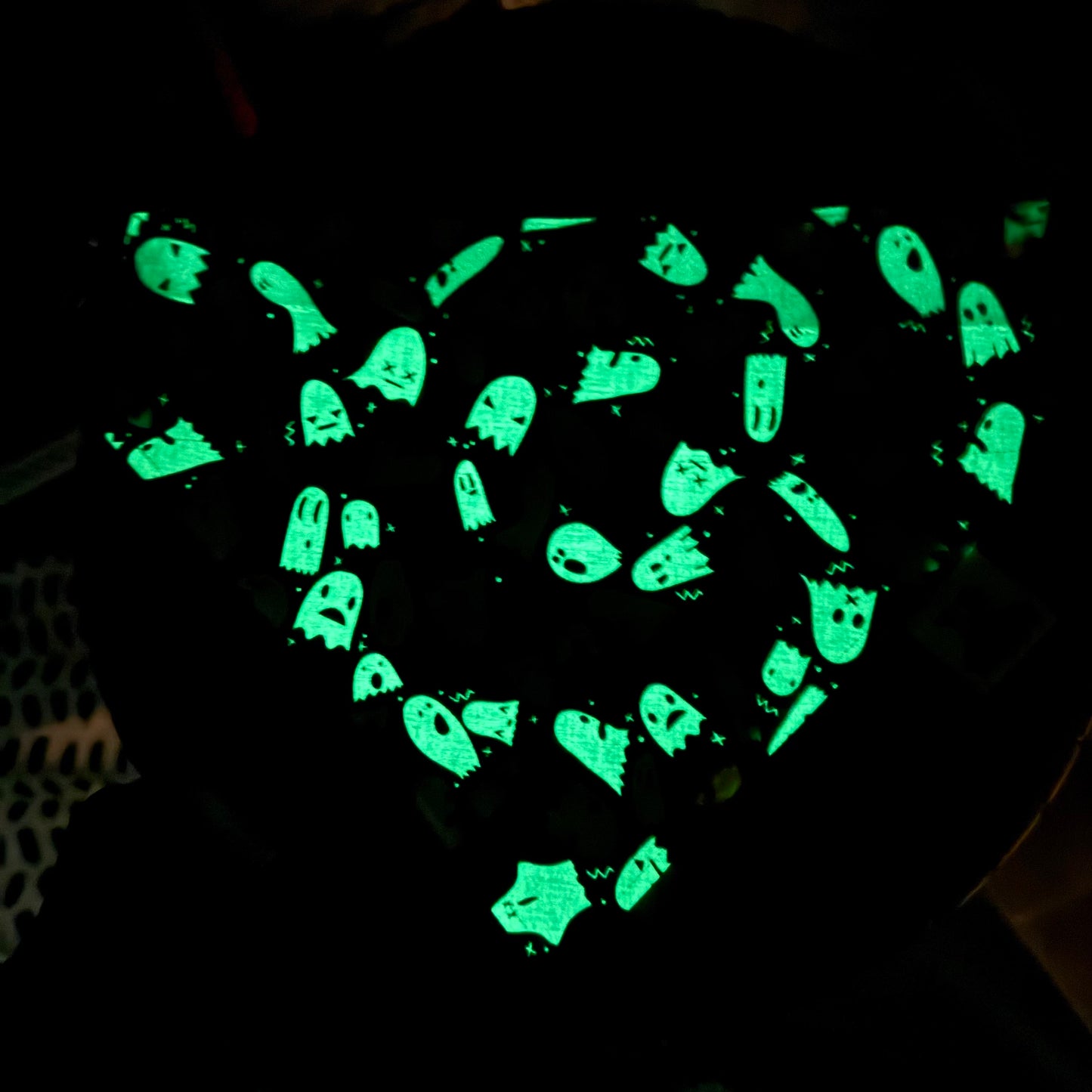 Glow In The Dark Ghosts and Ghouls Bandana