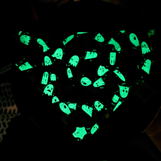 Glow In The Dark Ghosts and Ghouls Bandana
