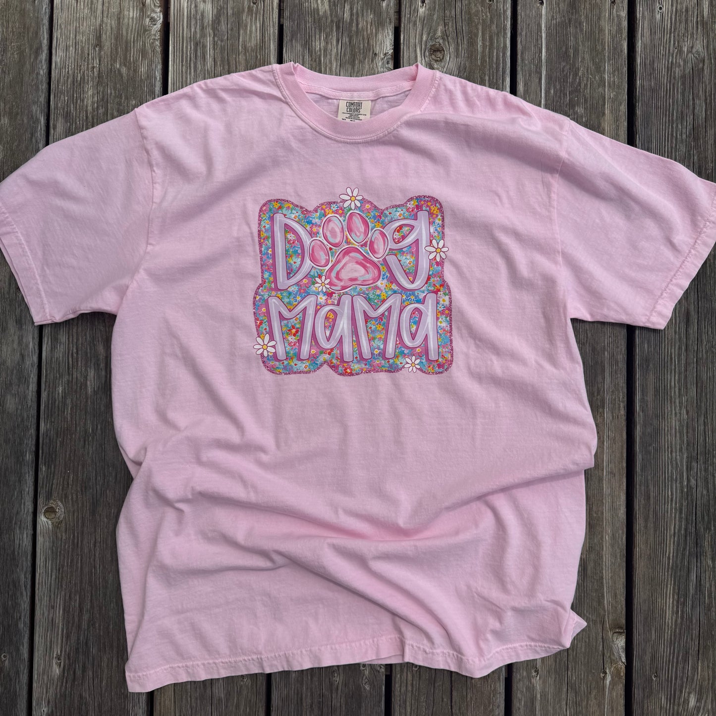 Dog Mama Pink Bow