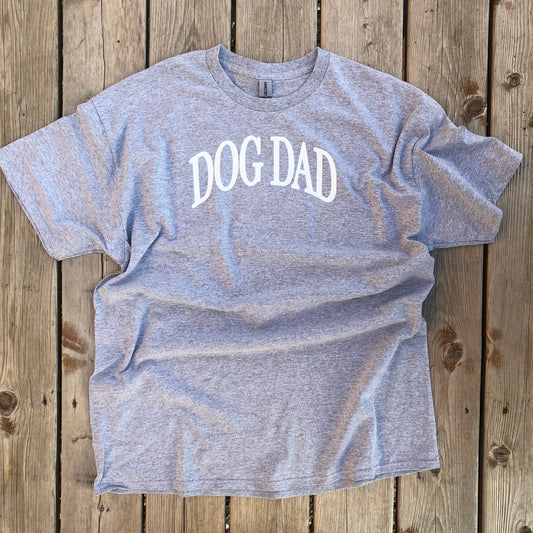 Dog Dad Solid Alumni T-Shirt - Grey