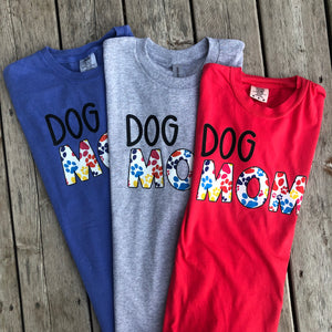 Periwinkle Dog Mom Paws T-Shirt