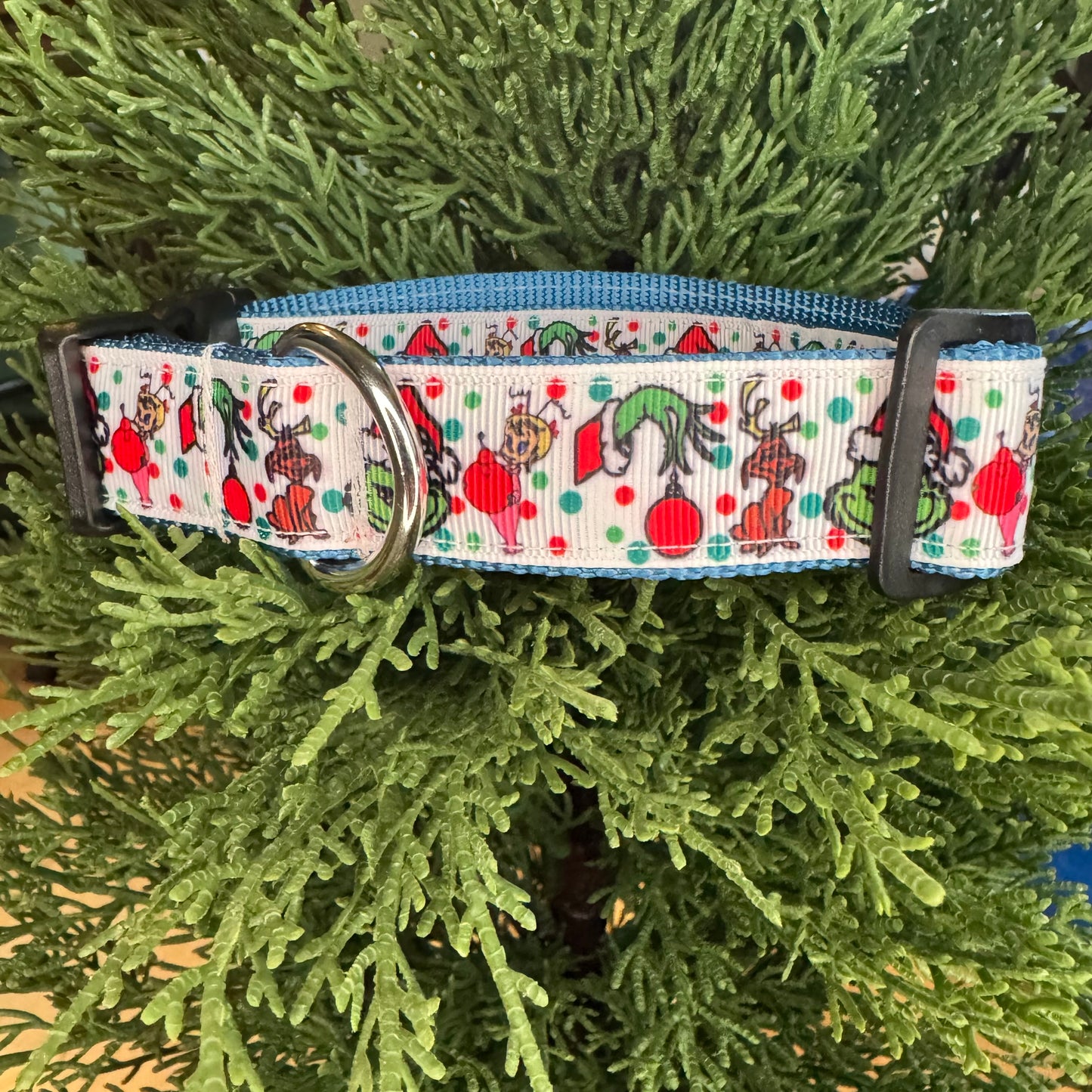 Green Dino Donation - Grinch Collar