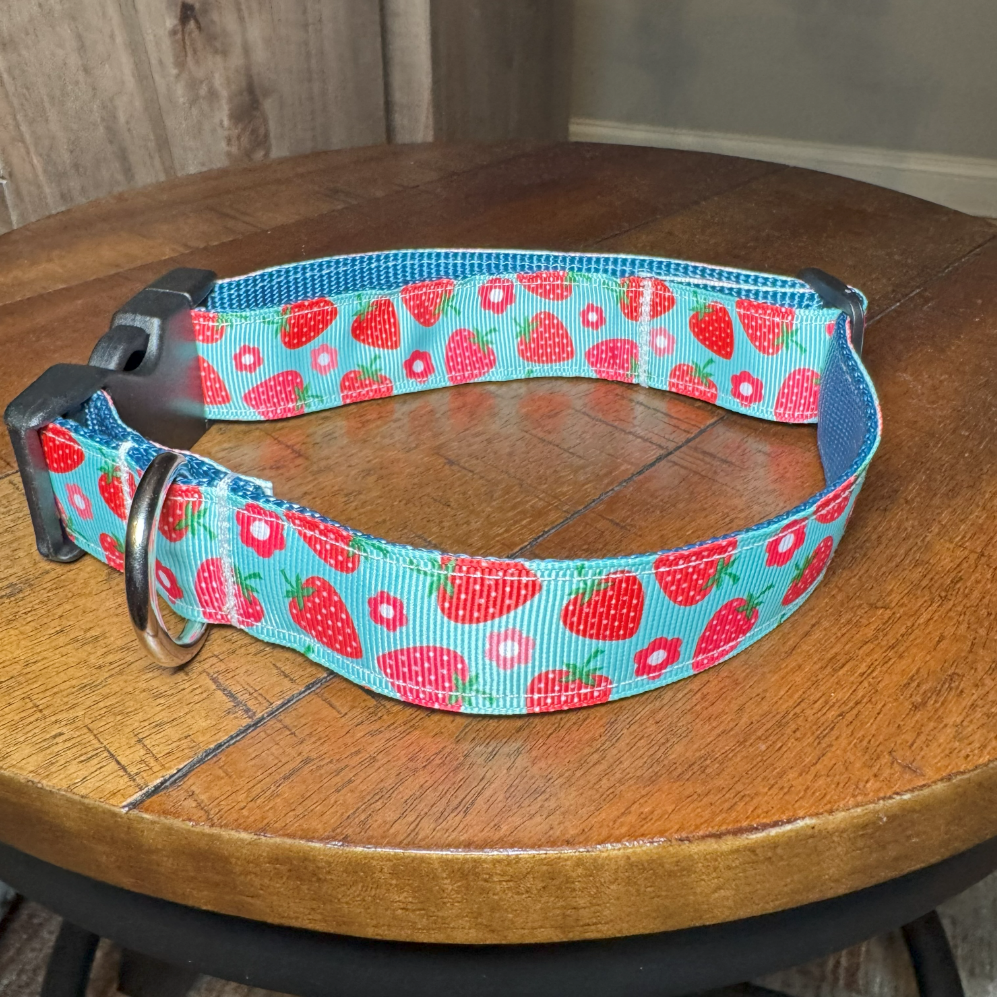 Flowers and Strawberries Collar