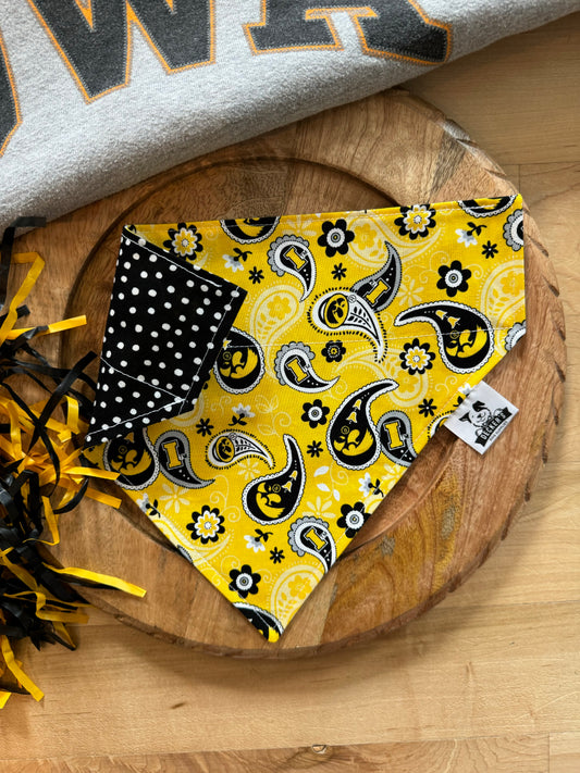 Non-Profit Donation Bandana- Iowa Hawkeyes Yellow