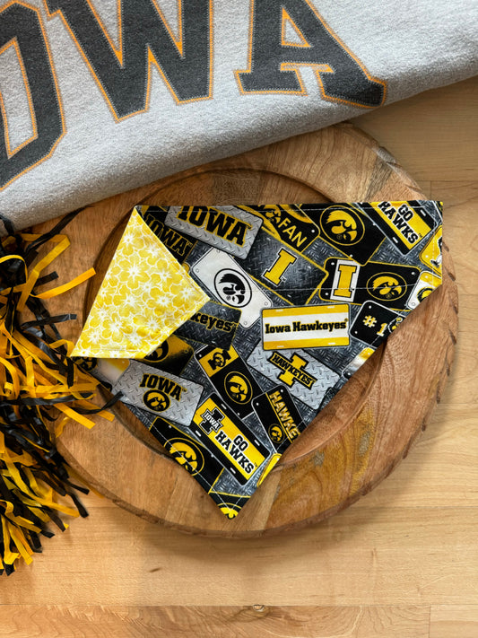 Non-Profit Donation Bandana Iowa Hawkeyes Plates