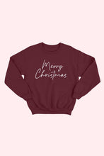Load image into Gallery viewer, Merry Christmas Sweatshirt (2 Colors)