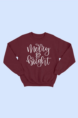 Merry and Bright Sweatshirt (2 Colors)