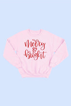 Load image into Gallery viewer, Merry and Bright Sweatshirt (2 Colors)