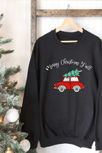 Load image into Gallery viewer, Merry Christmas Y&#39;all Sweatshirt (3 Colors)