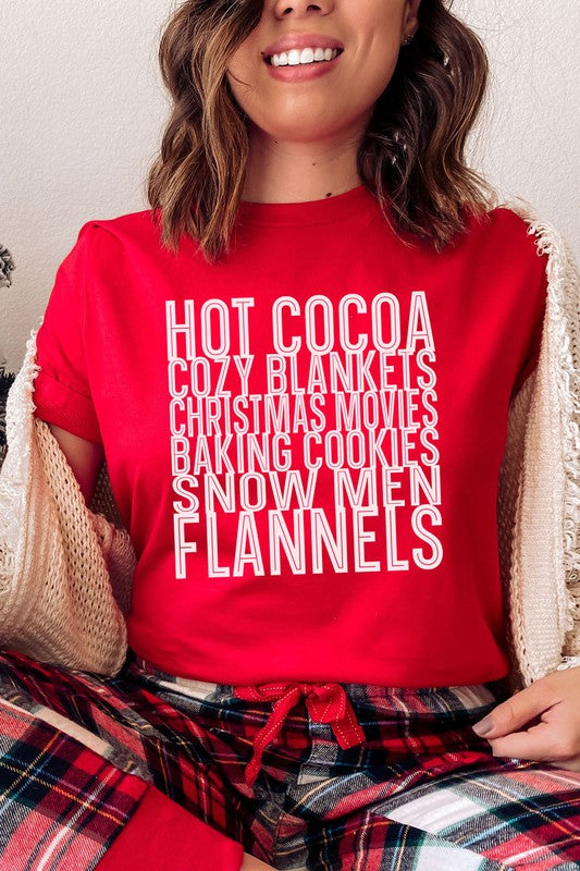 Hot Cocoa and More Graphic T-Shirt (2 Colors)