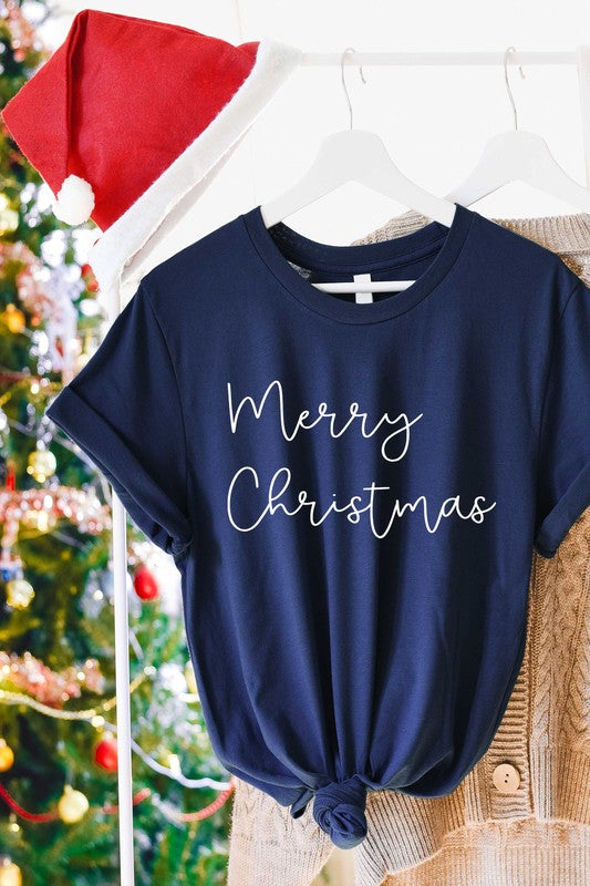 Merry Christmas Graphic T-Shirt (4 Colors)