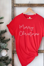 Load image into Gallery viewer, Merry Christmas Graphic T-Shirt (4 Colors)