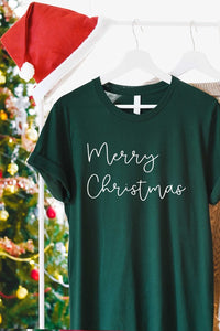 Merry Christmas Graphic T-Shirt (4 Colors)