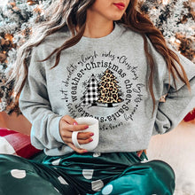 Load image into Gallery viewer, Leopard Christmas Tree Sweatshirt (2 Colors)