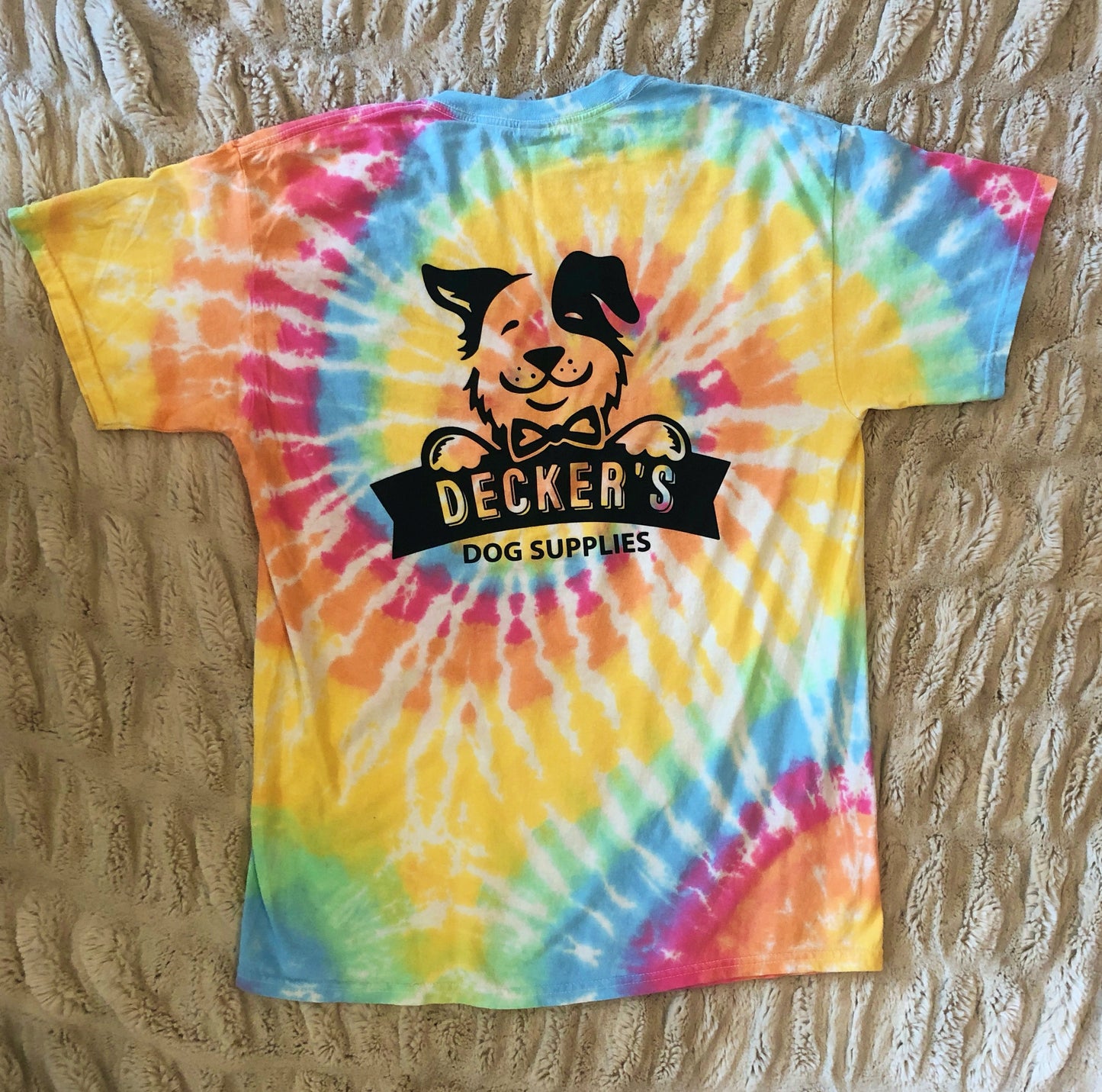 Decker's Dog Supplies Tie Dye Apparel T-Shirt