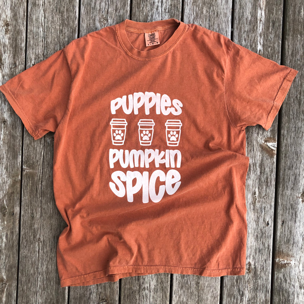 Puppies and Pumpkin Spice T-Shirt