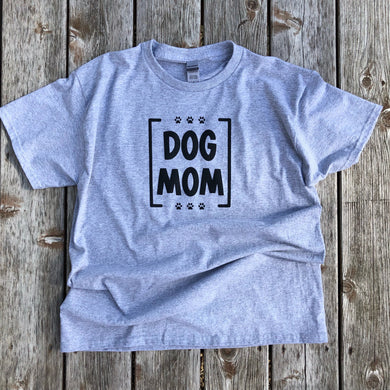 Grey Dog Mom T-Shirt