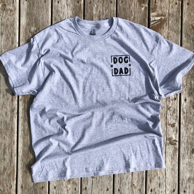 Grey Dog Dad T-Shirt